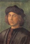 Albrecht Durer Portrait of a young man oil painting artist